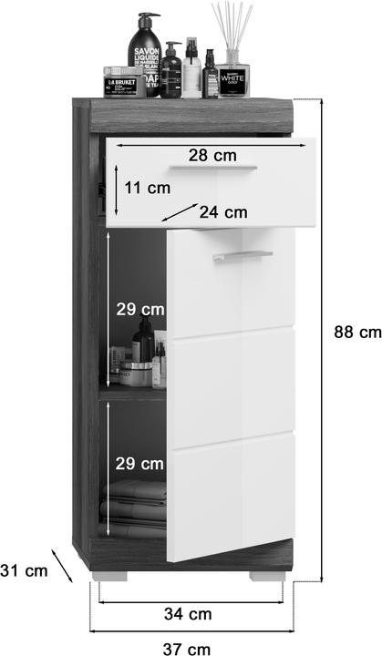 Actual product image Xonox Home Scout (37 x 31 x 88 cm)