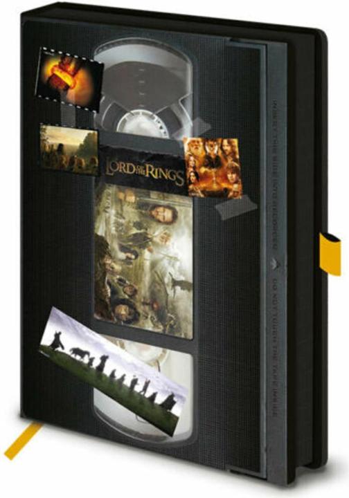 Actual product image Lord of the rings Notebook Vhs (Lined)