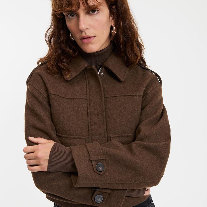 Immagine prodotto La Redoute Collections Kurze Bikerjacke mit Reissverschluss (38)