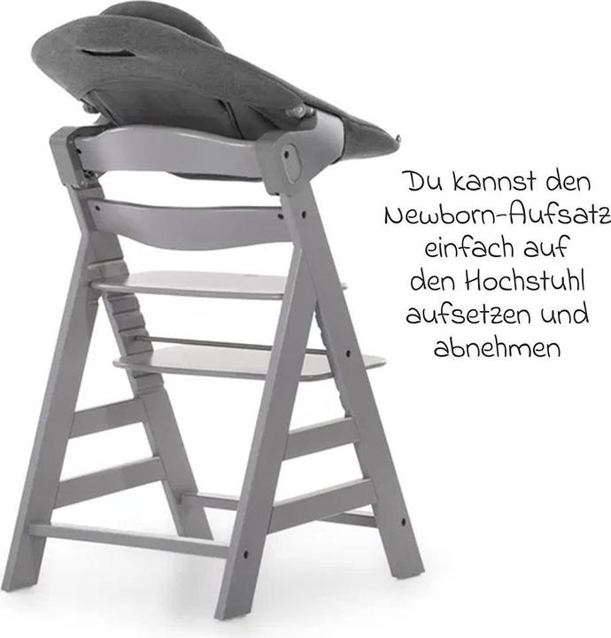 Actual product image Hauck Alpha Plus XXL Set (Highchair, Stair high chair)