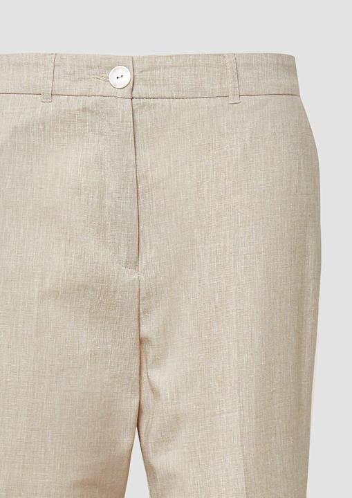 Actual product image S.Oliver Hose Melierte Straight-Leg-Hose aus Baumwollmix (42)
