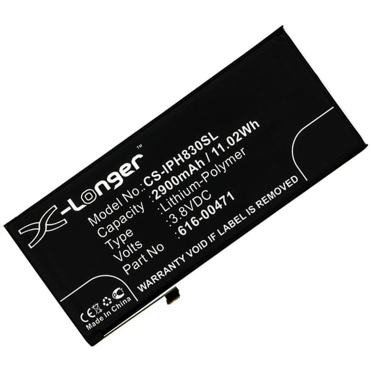 AGI Akku kompatibel mit Apple APN 616-00471 - Akku - 2.942 mAh, Smartphone Akku