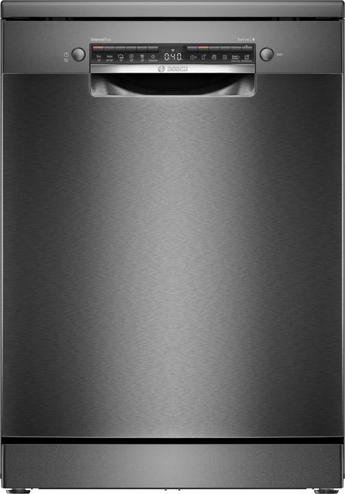Produktbild Bosch Hausgeräte Bosch Serie 4, Freistehender Geschirrspüler, 60 cm, Black inox, SMS4EMC06E