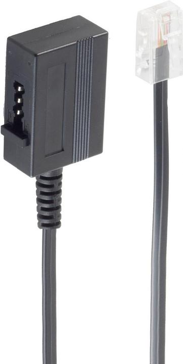 Actual product image Shiverpeaks ®-BASIC-S--Western plug 8/4 to TAE U-coupling, 0.2m