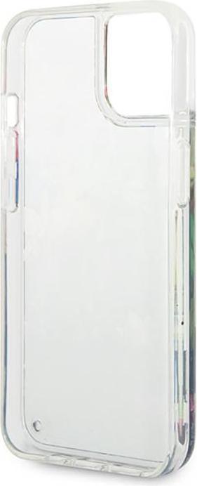 Produktbild Guess GUHCP14MLFLSB iPhone 14 Plus 6,7" niebieski/blue hardcase Flower Liquid Glitter (Apple iPhone 14 Plus)