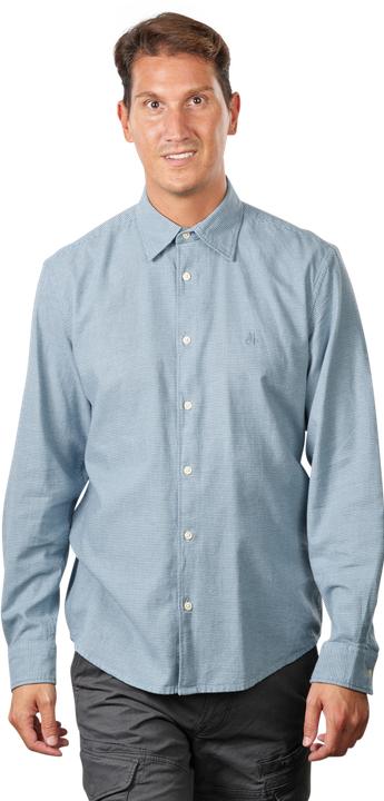 Marc O'Polo Kent Collar Shirt Long Sleeve Mutli/Botticelli