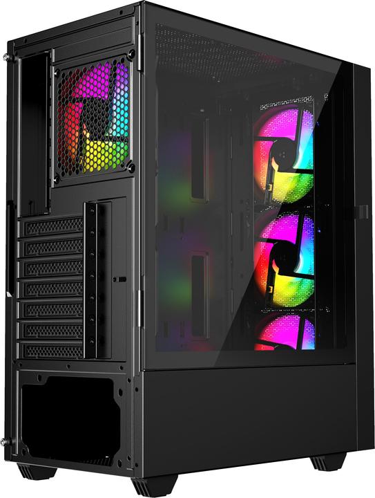 Actual product image Gembird computer case Fornax 4000 ARGB (ITX, ATX)