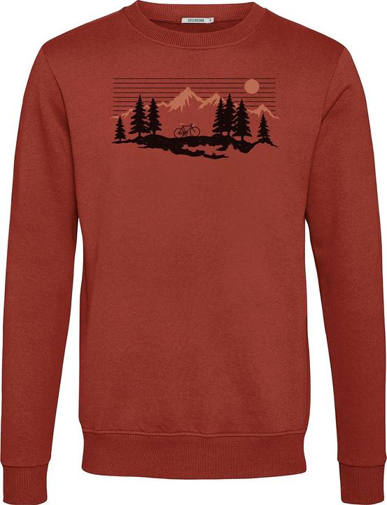 Greenbomb Sweatshirt Bike Mountain Pines (M)