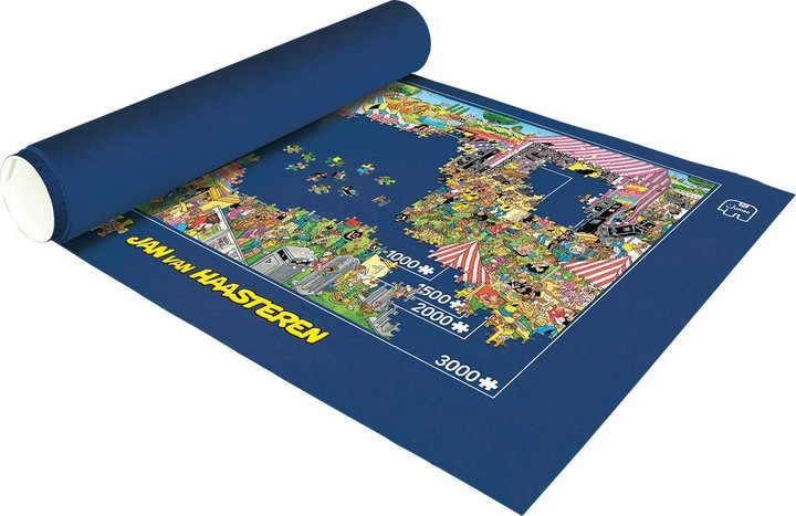 Produktbild JAN van Haasteren - Puzzel & Rol - Puzzelmat - Tot 3000 stukjes (3000 Teile)