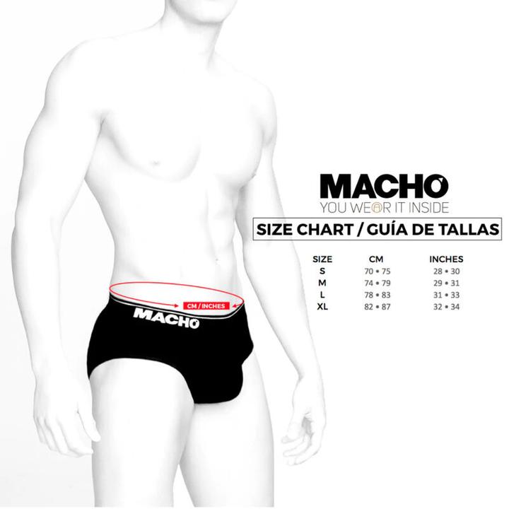 Actual product image Macho Underwear Macho Ms24a Slip Slip Dark Red XL (XL)