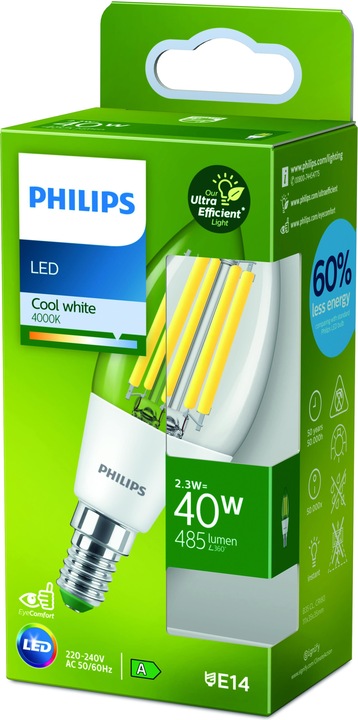 Image du produit Philips LED Classic (E14, 2.30 W, 485 lm, 1 x, A)