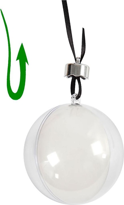 Immagine prodotto Creativ Company Palline decorative trasparenti da 5 cm, 10 pezzi.