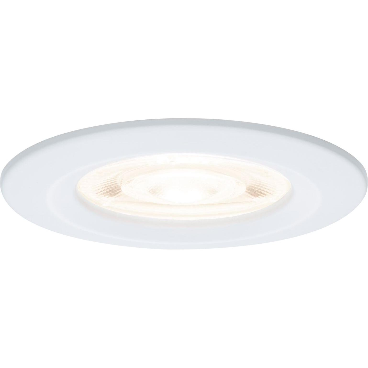 Paulmann, Applique + Plafoniera, 92276 Nova LED-Einbauleuchte GU10 4.9 W Weiss (matt) (550 lm, GU10)