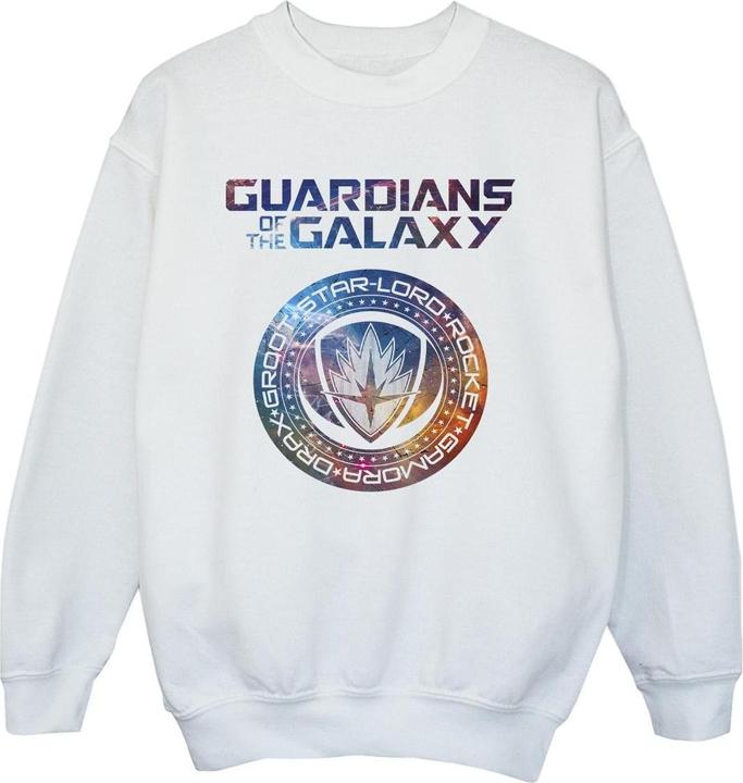 Actual product image Boys Guardians Of The Galaxy Stars Fill Logo Sweatshirt (104)