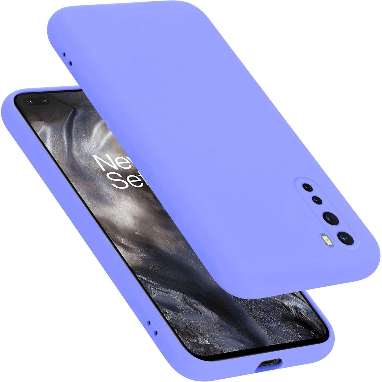 Cadorabo Hülle für OnePlus Nord TPU im Liquid Case Design (OnePlus Nord), Smartphone Hülle, Violett
