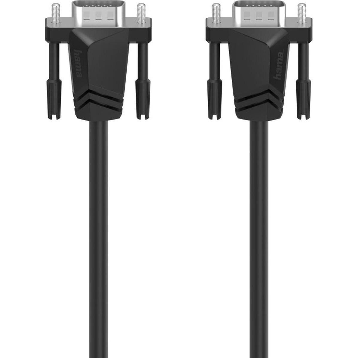 Hama VGA — VGA (1.50 m), Cavo video, Nero