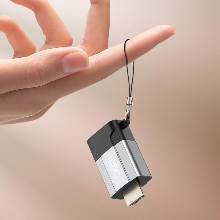 Actual product image xO adapter GB014 HDMI - VGA gray (HDMI, 2.70 cm)