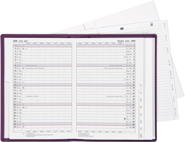 Actual product image Biella Istanbul Lady Planner (10.6 x 15.3 cm, German, French, English, Italian)