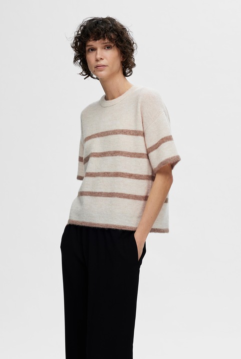 Image du produit Selected Femme Haut en tricot à manches courtes (XS)