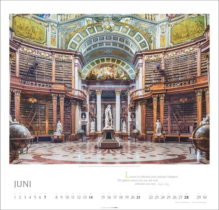 Actual product image Welt der Bibliotheken Kalender 2026 (Special)