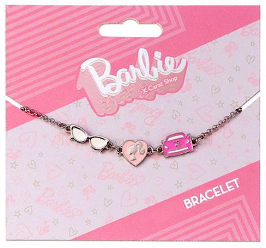 Produktbild Carat BARBIE - Bracelet en Chaine - Silhouette, Lunettes et Corvette (17 cm)