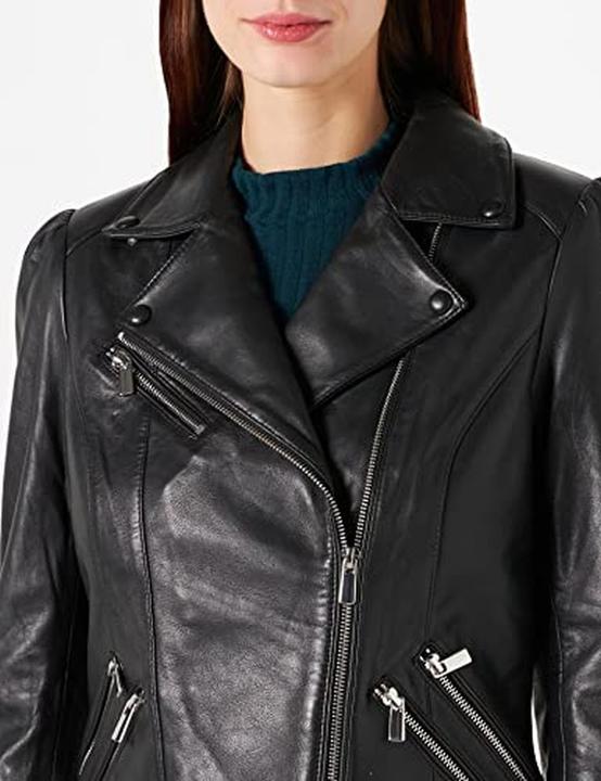 Actual product image Naf Naf Leather Jacket (44)