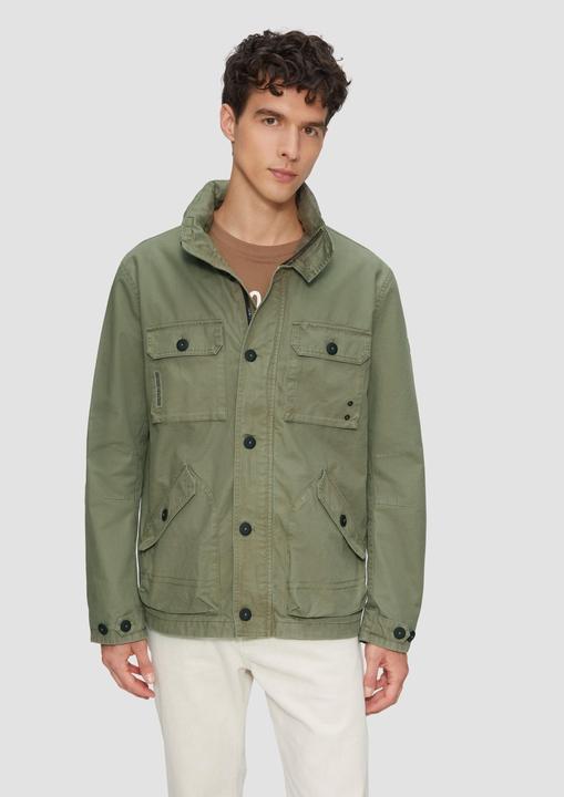 Image du produit S.Oliver Outdoor-Jacke Jacke im Utility-Stil mit Kapuze im Kragen (XL)