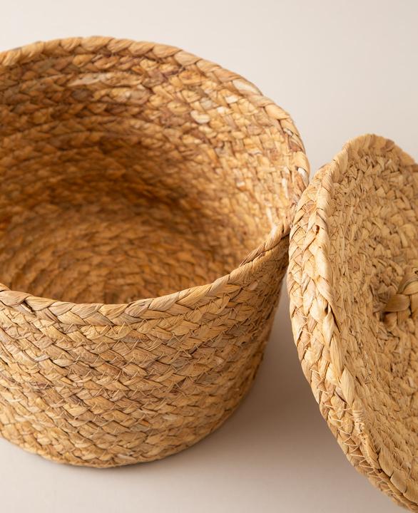 Immagine prodotto Esmée Cestino rotondo con coperchio (21 cm, 1x)