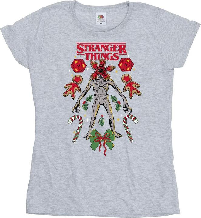 Produktbild Netflix Stranger Things Christmas Demogorgon TShirt (L)