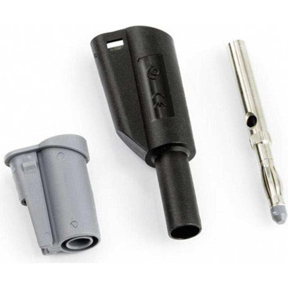 HT Instruments 1003050 1066-IECN Verlängerung Verlängerungsanschluss ⌀ 4mm, sch, Messtechnik, Schwarz