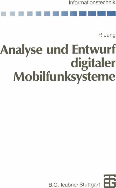 Produktbild Analyse und Entwurf digitaler Mobilfunksysteme (Deutsch, Peter Jung, 2012)