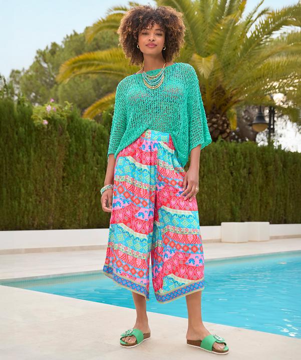 Image du produit Joe Browns Patchwork Elasticated Beach Trousers (36)