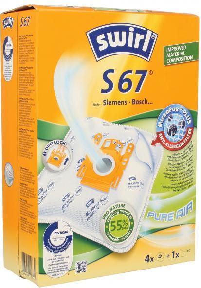 Swirl S67 Universal Dust bag (4x)