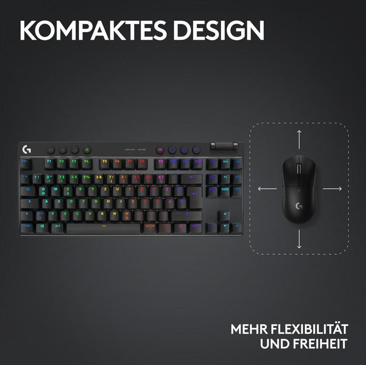 Actual product image Logitech G Pro X TKL Lightspeed (CH, Wireless)