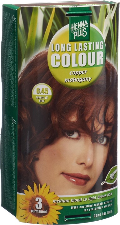 Produktbild Hennaplus Long Lasting Colour (6.45 Kupfer Mahagoni)