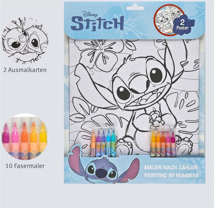 Produktbild Undercover Malen nach Zahlen Set Stich