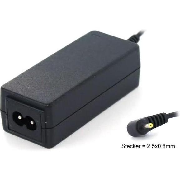 Thumbnail - AGI 92125 - Notebook - Indoor - 100-240 V - Schwarz - ASUS EEE PC R11CX - 111 mm (40 W), Notebook Netzteil, Schwarz
