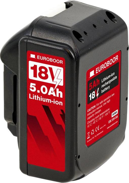 Produktbild Euroboor 81421500016004 EB.18V-5A Akku Li-Ion 18V 5.0Ah (18 V)
