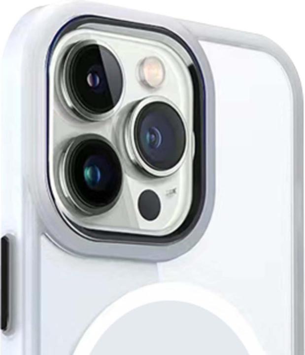 Produktbild Jaym Coque Bumper Compatible Magsafe Pour Iphone 16 Pro - Blanc - ® (Apple iPhone 16 Pro)