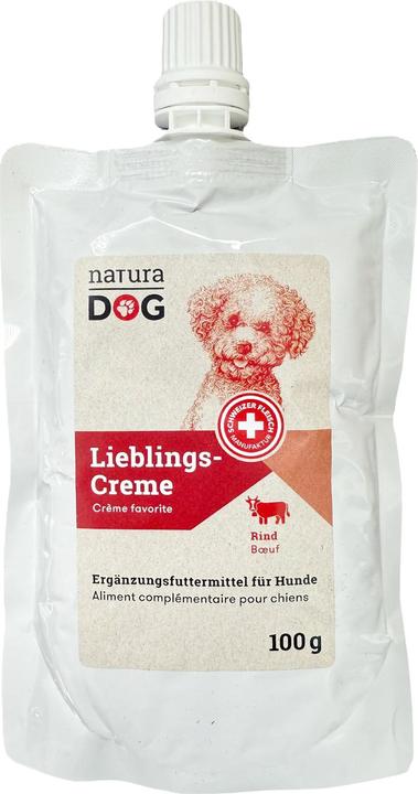 NaturaDog Lieblings-Creme Rind (Adult, 100 g)