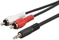 Actual product image Vivolink PROMJRCA2 Audio cable 2 x RCA (2 m, 3.5mm jack (AUX))