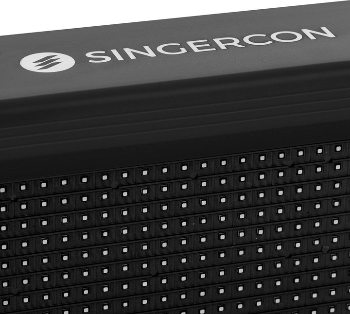 Image du produit Singercon Panneau publicitaire LED - 96 x 16 LED couleur - 105 x 25 cm - Programmable via iOS/Android