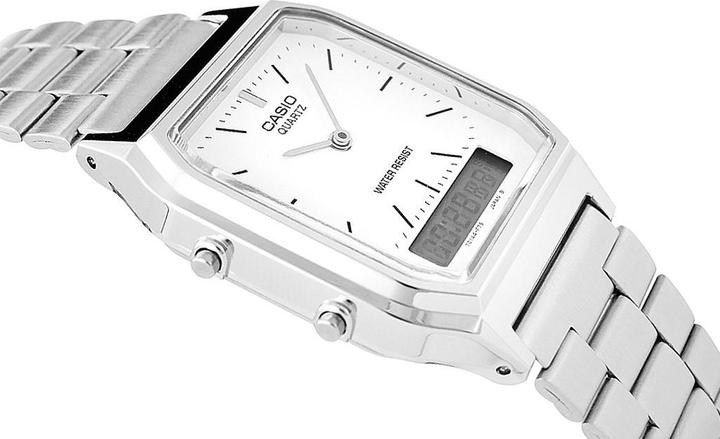 Actual product image Casio Vintage Aq-230a (Analogue wristwatch, Digital watch, 27.80 mm)