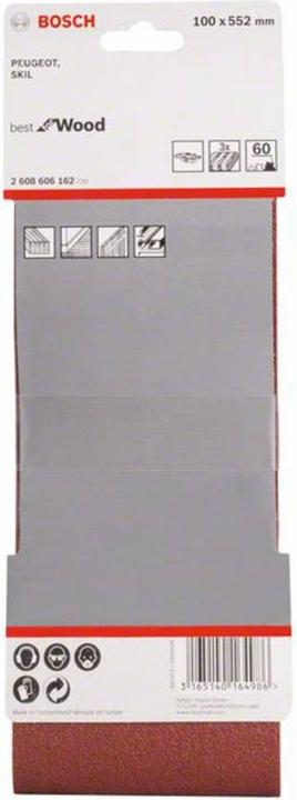 Produktbild Bosch Professional Zubehör PRO X440 Schleifband, 100 x 552 mm, G60 (60)