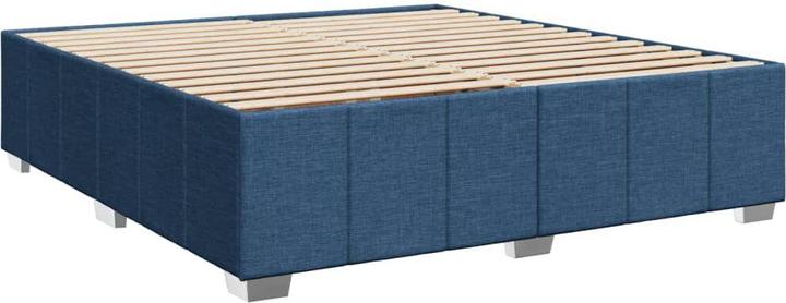 Actual product image vidaXL Boxspringbett mit Matratze Bett Doppelbett Polsterbett Blau 180x200cm (180 x 200 cm)