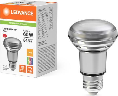 Actual product image Ledvance LED reflector lamp (E27, 345 lm, 1x)