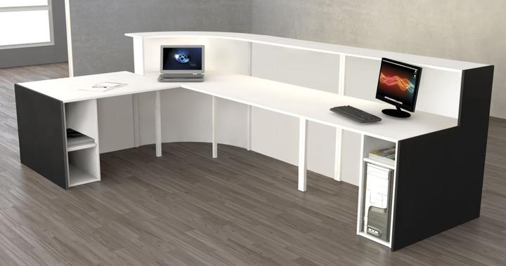 Produktbild Kerkmann BARI Empfangstheke weiss anthrazit