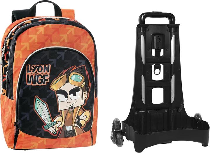 Actual product image Detachable Trolley Backpack with Adjustable Shoulder Straps (27 l)