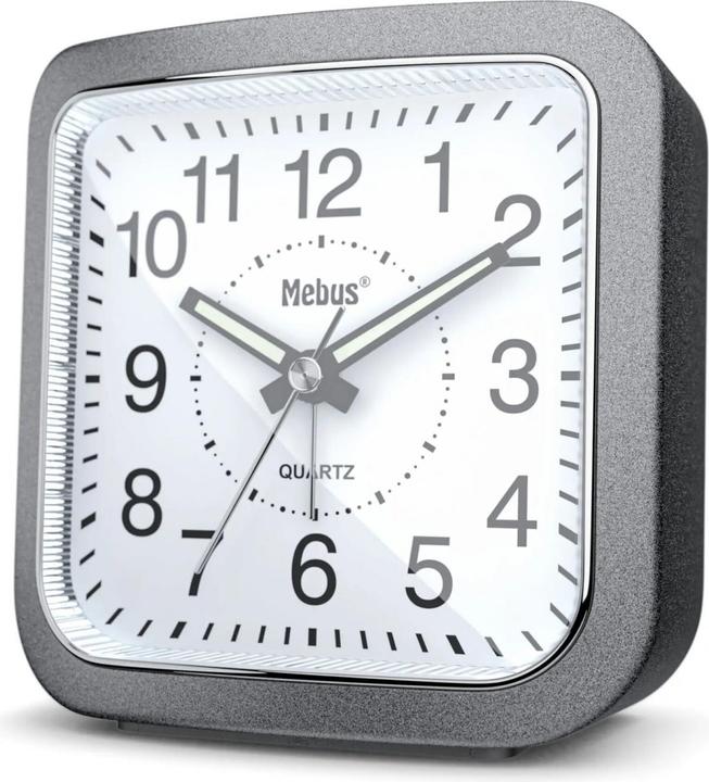 Produktbild Mebus 56988 Grau Quarzwecker