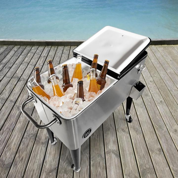 Actual product image Axi Retro Cooler Stainless Steel (76 l)